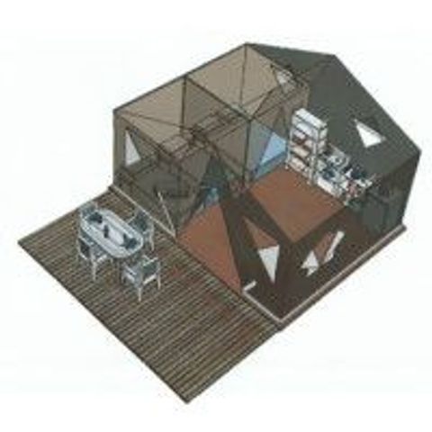 Tent 5 personen - CANADA (zonder sanitair)