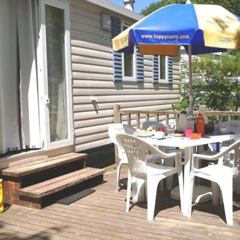 Stacaravan 5 personen - Gelukkig comfort