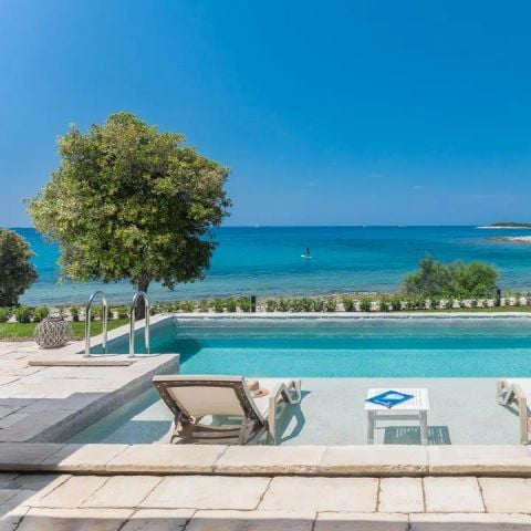 VILLA 6 personnes - VILLA DE BORD DE MER AVEC PISCINE ET VUE SUR LA MER