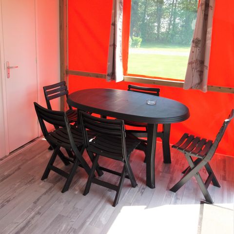 Glamping tent 5 persons - TITHOME, with toilet without shower