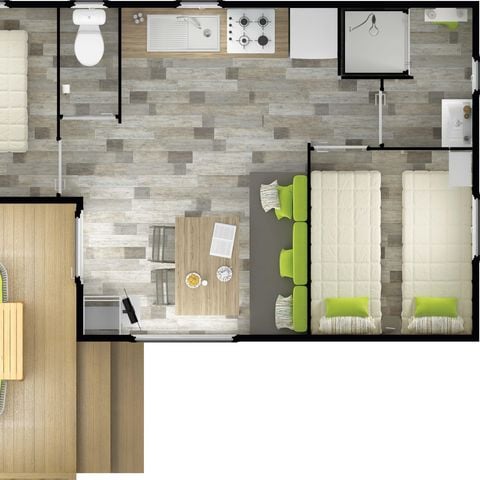 MOBILHOME 4 personas - Málaga - 2 habitaciones