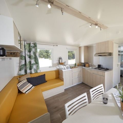 MOBILHOME 8 personas - Mobil home Eva 40 - 4 dormitorios, 1 baño - 40 m² + terraza semicubierta