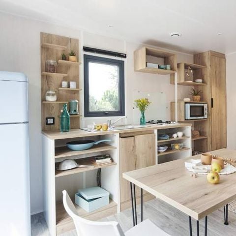 MOBILHOME 4 personnes - Cabane Surfer 2 chambres - 25 m² + terrasse semi couverte