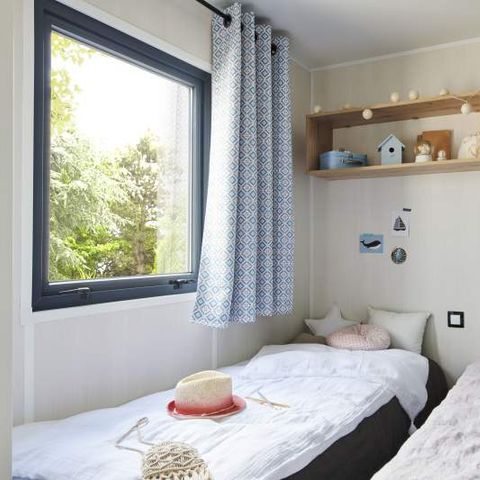 Mobile home 4 persons - Cabane Surfer 2 bedrooms - 25 m² + semi-covered terrace