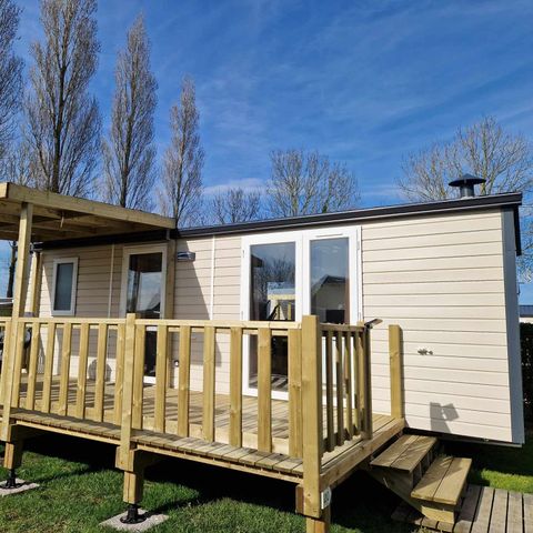 Mobile home 4 persons - Nest 29 - 2 bedrooms 30 m² + semi-covered terrace