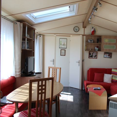 Mobile home 4 persons - Mobile home Premium Villa 2 bedrooms - 40 m² + semi-covered terrace + large garden
