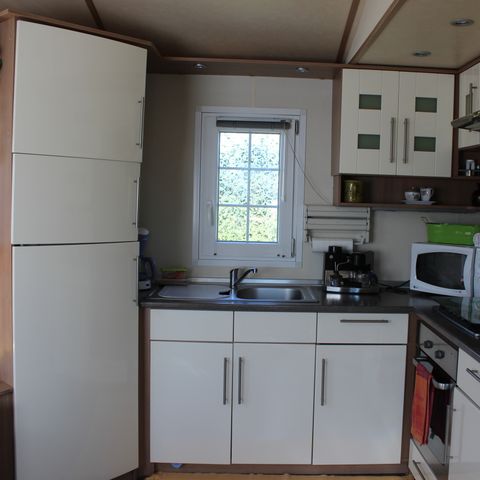 Mobile home 4 persons - Mobile home Premium Villa 2 bedrooms - 40 m² + semi-covered terrace + large garden