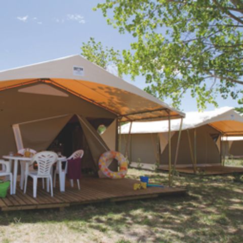 TIENDA DE CAMPAÑA 5 personas - 4/5 PLAZAS Canadá 20m2 sin instalaciones sanitarias