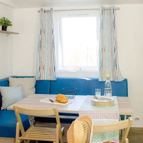 Mobilheim 6 Personen - Classic XL | 2 Zi. | 4/6 Pers. | Erhöhte Terrasse | Klima.