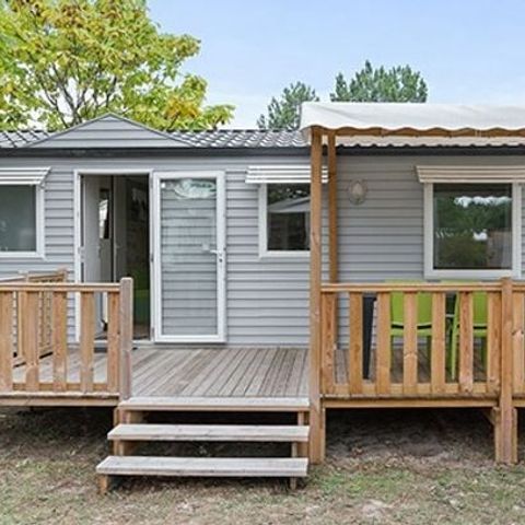 MOBILHOME 6 personas - Clásico | 3 Dormitorios | 6 Pers. | Terraza elevada