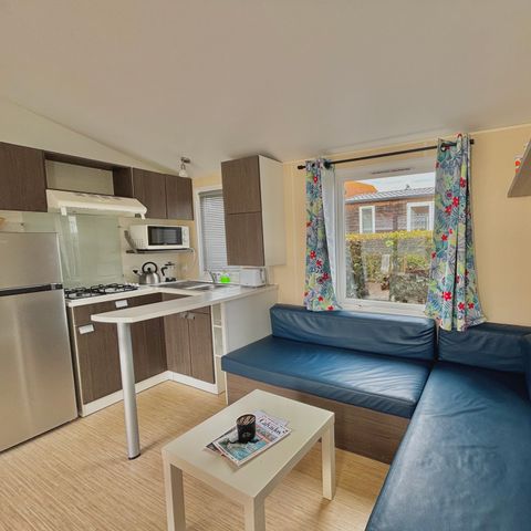 Stacaravan 4 personen - COTTAGE 2 SLAAPKAMERS - met airconditioning