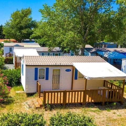 Stacaravan 6 personen - COTTAGE 3 SLAAPKAMERS - met airconditioning