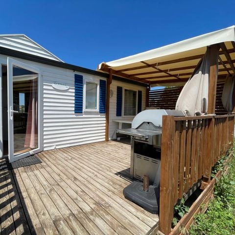 Stacaravan 6 personen - COTTAGE 3 SLAAPKAMERS - met airconditioning