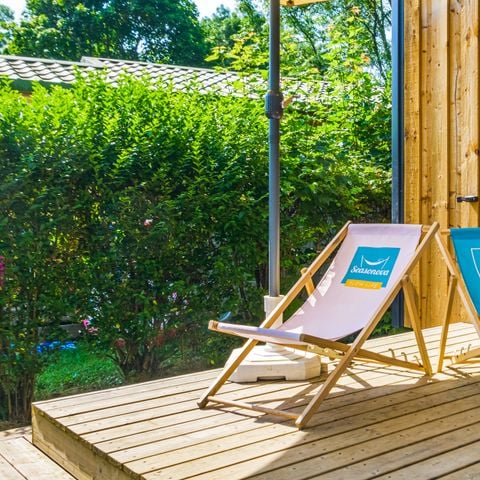 Stacaravan 6 personen - COTTAGE PRESTIGE 3 slaapkamers - met airconditioning