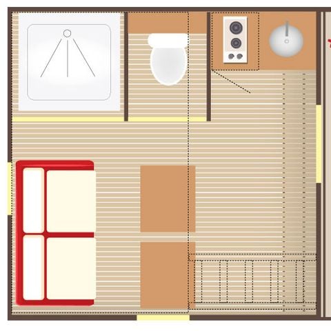 Alojamiento 2 personas - LE CARRE D'ETOILE con Spa