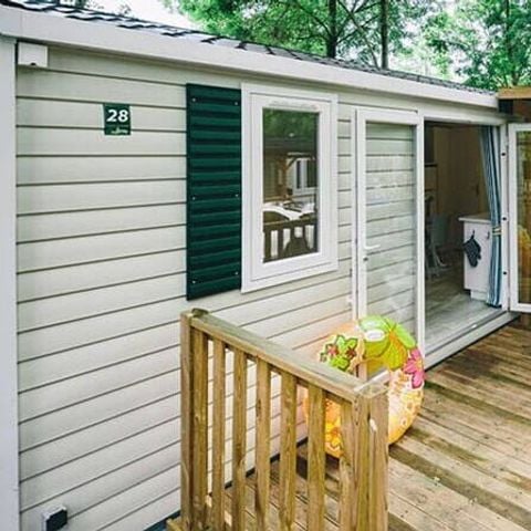 BUNGALOW 4 personnes - Mobil-home | Comfort | 2 Ch. | 4 Pers. | Terrasse surélevée | Clim.
