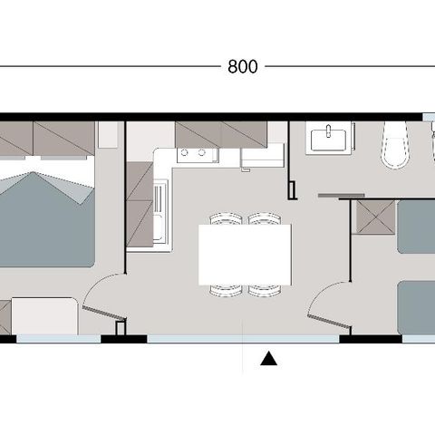 Mobile home 5 persons - Eco