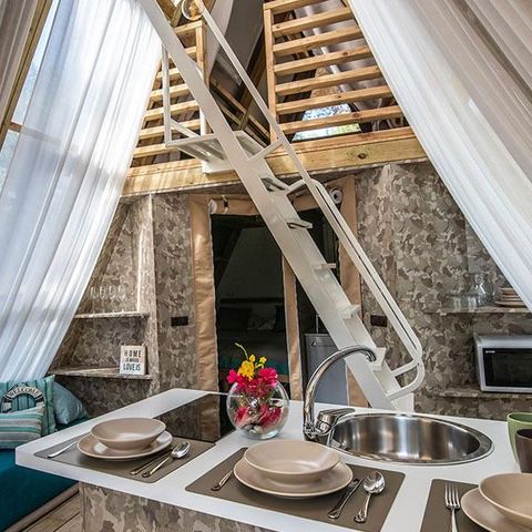 Lodge 5 personen - Een luxe lodge