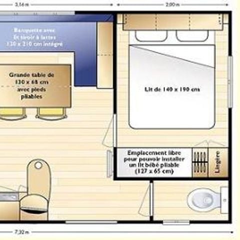 Mobile home 4 persons - FAMILY