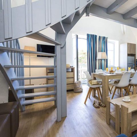 Appartement 6 personen - 2 kamer hut parkzijde
