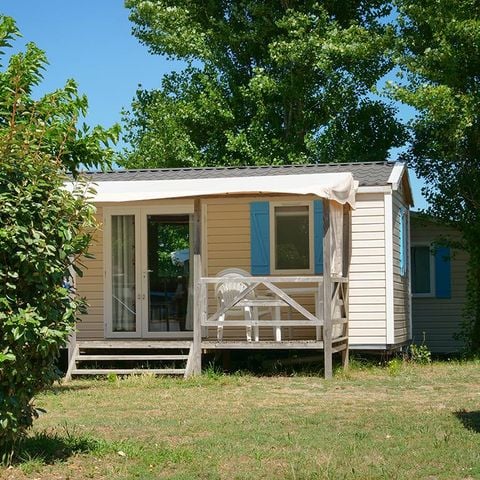 MOBILHOME 4 personnes - Mobil-home Standard 27m² (2 chambres) + TV + terrasse semi-couverte 18m²