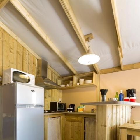 BUNGALOW IN TELA 4 persone - Sweetflower sur pilotis Premium 43m² (2 camere) di cui 11m² di terrazza + TV + lenzuola e asciugamani