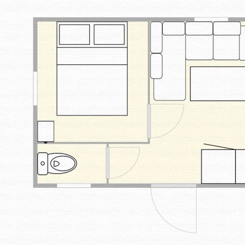 Mobilheim 4 Personen - Classic 2 Zimmer 24 m²