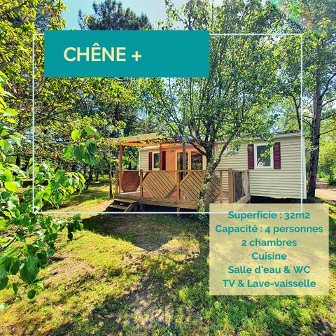 BUNGALOW 5 personnes - LE CHENE + Télévision + Lave -vaisselle