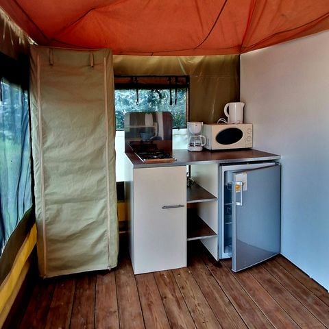 Glampingtent 4 personen - Basis Lodge