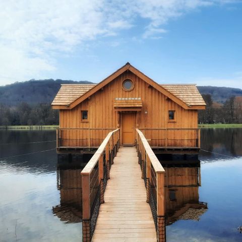 Alojamiento 2 personas - CABANE SUR L'EAU con Jacuzzi