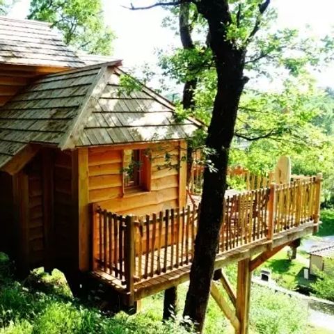 TENDA IN TELA E LEGNO 6 persone - Cabane Perchée Beaumont 4 Camere 6 Persone