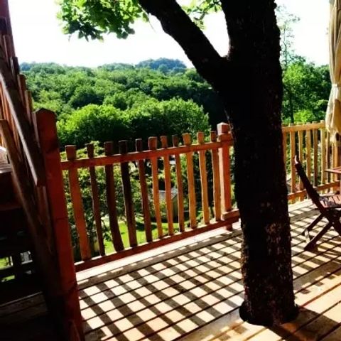 Canvas and wooden tent 6 persons - Cabane Perchée Beaumont 4 Rooms 6 People