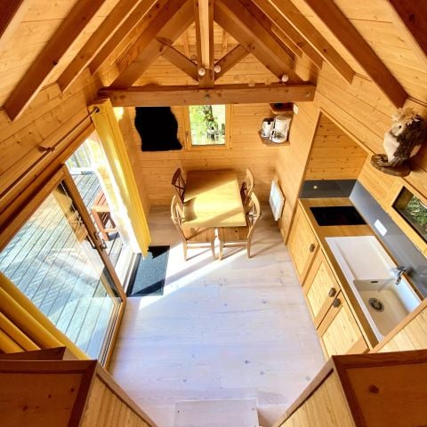 Canvas and wooden tent 4 persons - Cabane Perchée Beaumont 3 Rooms 4 People