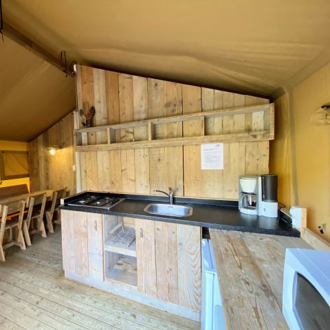 Safarizelt 5 Personen - Zelt Safari Bastides 3 Zimmer 5 Personen