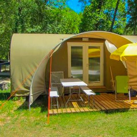 Tente en toile et en bois 2 personnes - Coco Sweet - 1 chambre - (sans sanitaire)