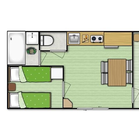 Chalet 4 Personen - VERHÜLLTER ISARD