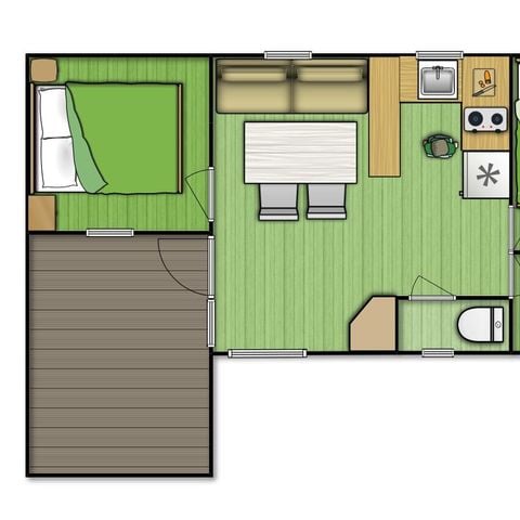 CHALET 5 personas - MARMOTTE