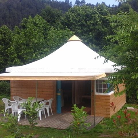 TIENDA DE CAMPAÑA 5 personas - LODGE CONFORT con instalaciones sanitarias