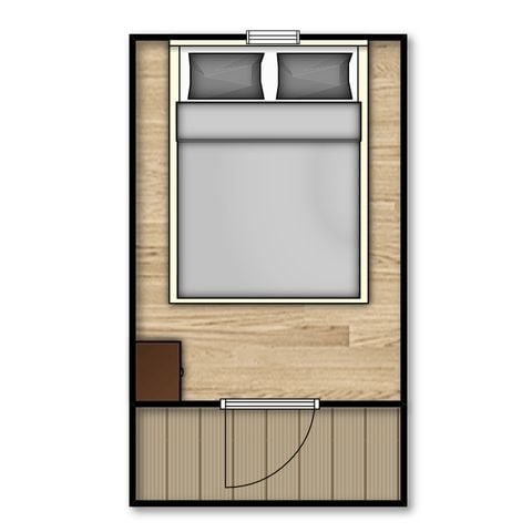 ALOJAMIENTO INUSUAL 2 personas - REFUGIO sin instalaciones sanitarias