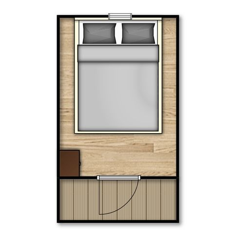 UNUSUAL ACCOMMODATION 2 people - REFUGE without sanitary facilities