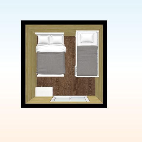 UNUSUAL ACCOMMODATION 4 people - Cabane CAHUTE (without sanitary facilities) - 1 sleeping area