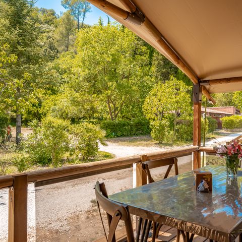 LODGE 5 Personen - Lodge Kenya 34 m², 2 Schlafzimmer (4 bis 5 Personen) wifi (1 Gerät) + Terrasse