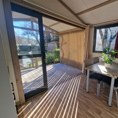 Chalet 4 personnes - Confort l’Amandier - 2 chambres - -4 pers max - 21 m² - Terrasse