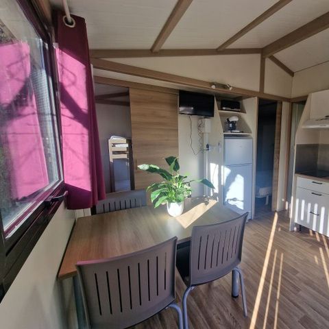 Chalet 4 personnes - Confort l’Amandier - 2 chambres - -4 pers max - 21 m² - Terrasse