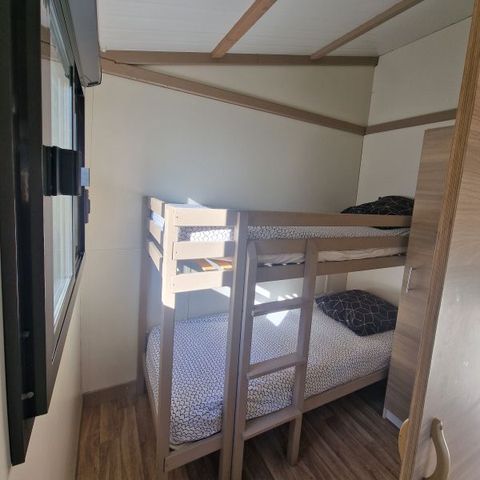 Chalet 4 personnes - Confort l’Amandier - 2 chambres - -4 pers max - 21 m² - Terrasse