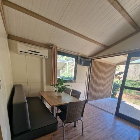 CHALET 5 personas - Confort Jasmin (2 habitaciones -5 personas máx) 25 m² + terraza