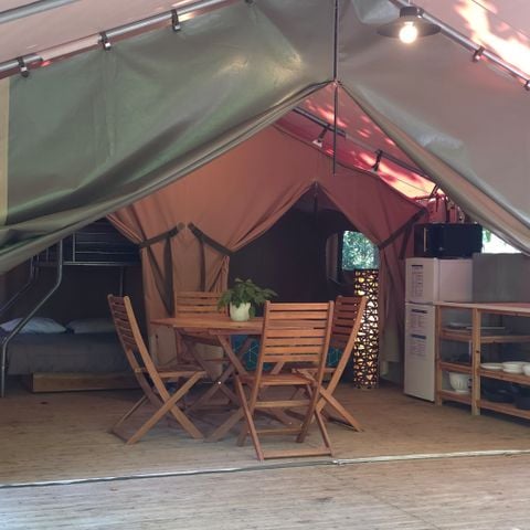 Tenda in tela e legno 2 persone - Cocoon River Lodge 28m2 - 2 camere - 5 persone - Senza servizi igienici - Terrazza