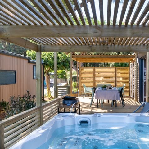 MOBILHOME 6 personas - EXCLUSIVO JACUZZI DE 3 DORMITORIOS + SUITE PRINCIPAL