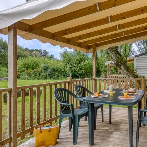 Mobilhome 4 personnes - Mobil Home 2 ch 4 pers Terrasse semi-couverte sans Clim