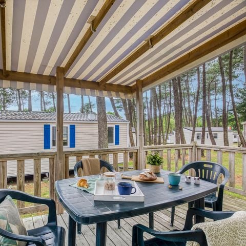 Mobilhome 6 personnes - Mobil Home 3 ch 6 pers Terrasse semi-couverte sans Clim